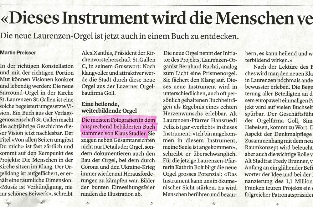 St. Galler Tagblatt April 2024