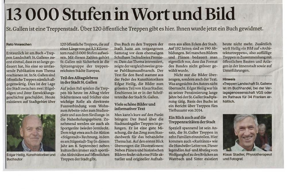 St.Galler Tagblatt 26. August 2019