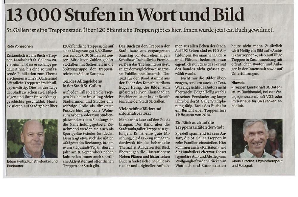 St.Galler Tagblatt 26. August 2019